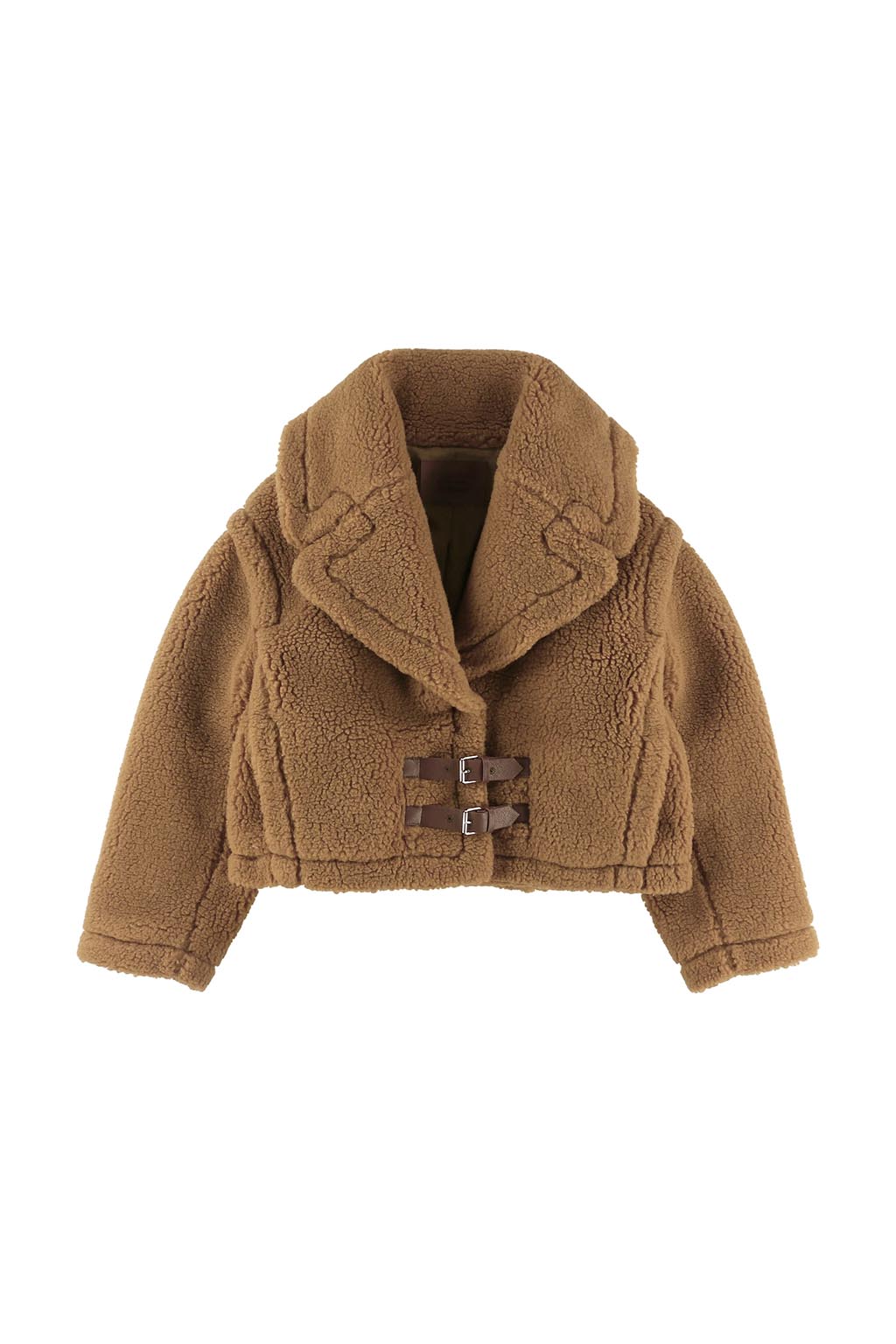 Boa Short Jacket Brown - ALEXIA STAM