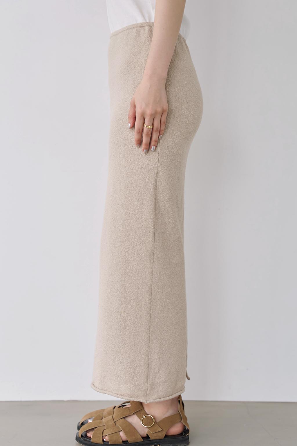 Knit Long Skirt - ALEXIA STAM