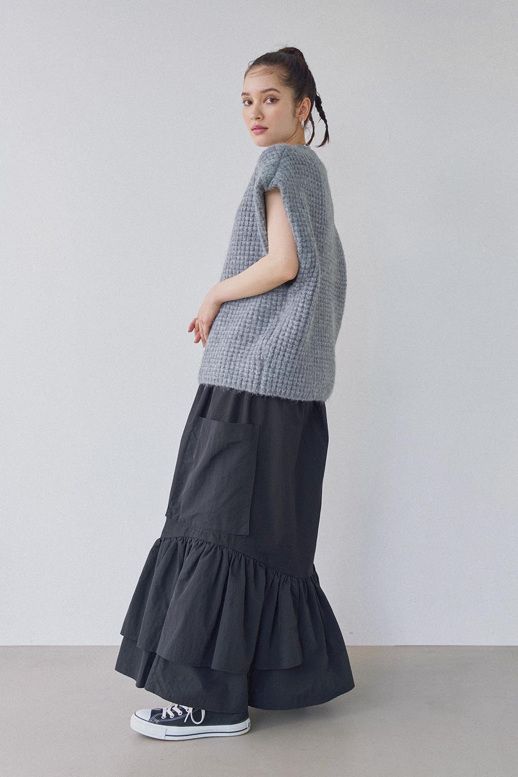 yukishimane】Wide pocket Long skirt-nielitexams.com