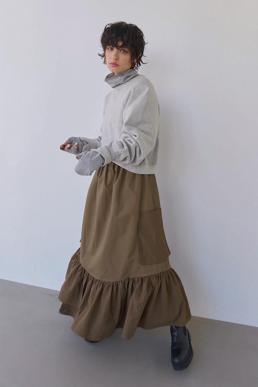 yukishimane】Wide pocket Long skirt-nielitexams.com