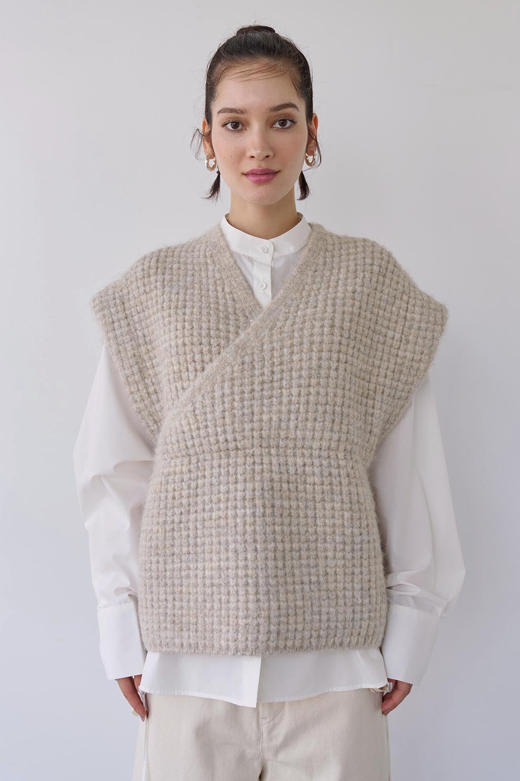 Cachecoeur Knit Vest - ALEXIA STAM