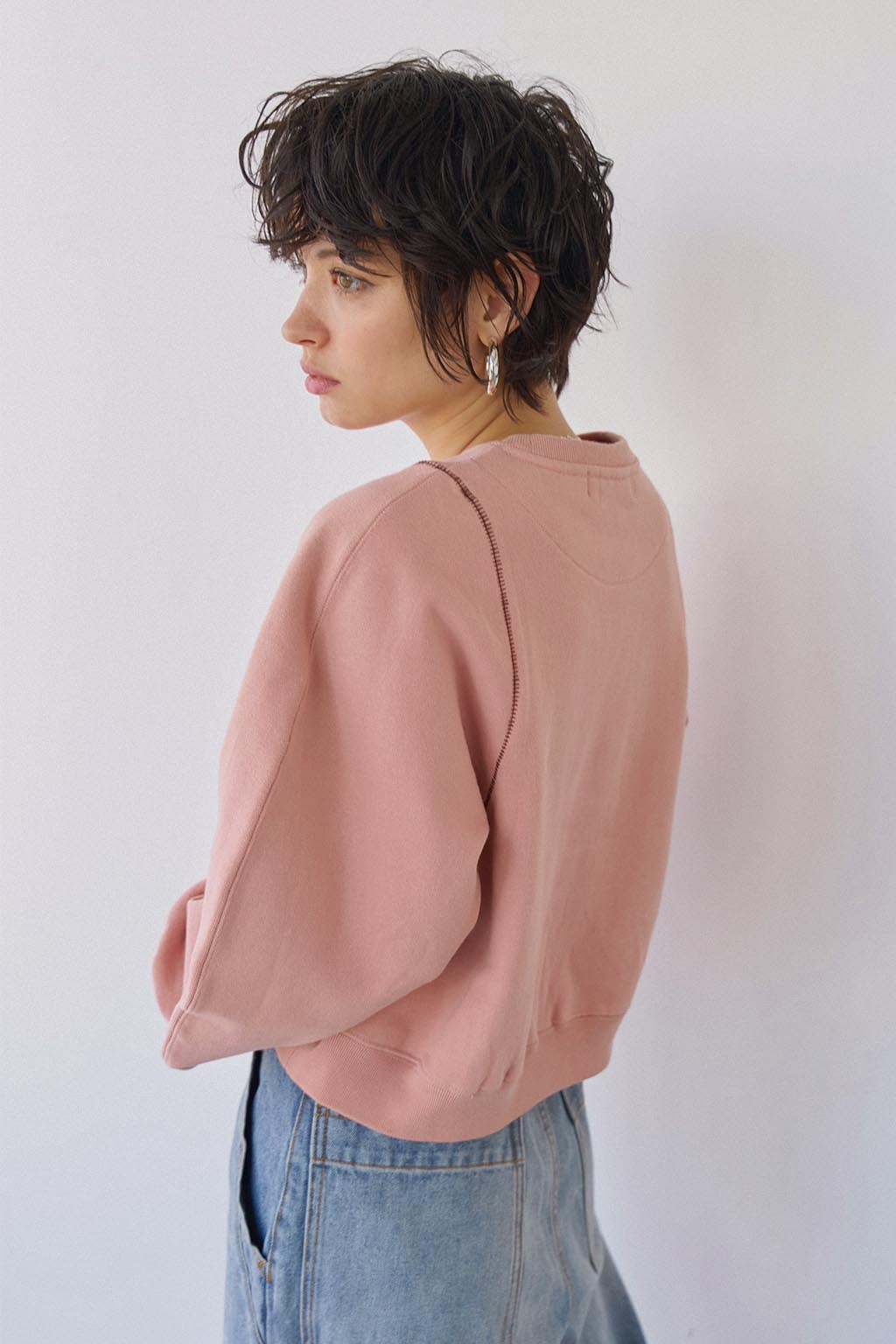 【MAMOF】CROPPED SWEAT TOPS