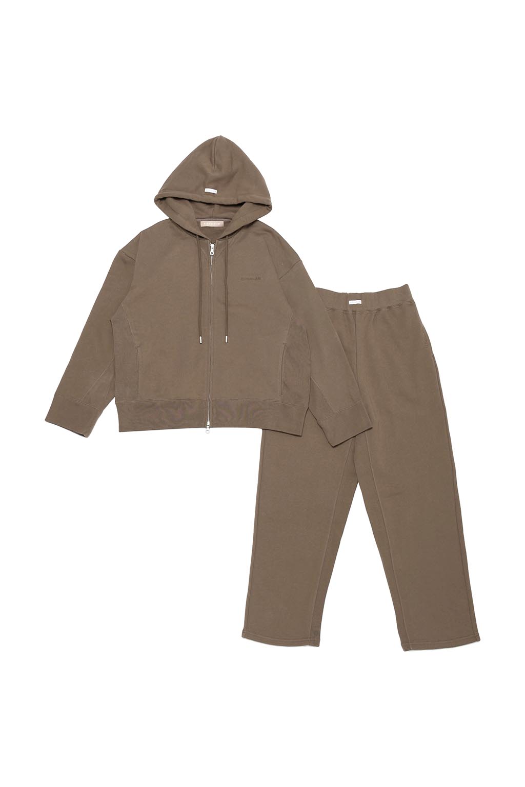 Full Zip Hoodie & Tapered Sweat Pants Set - ALEXIA STAM