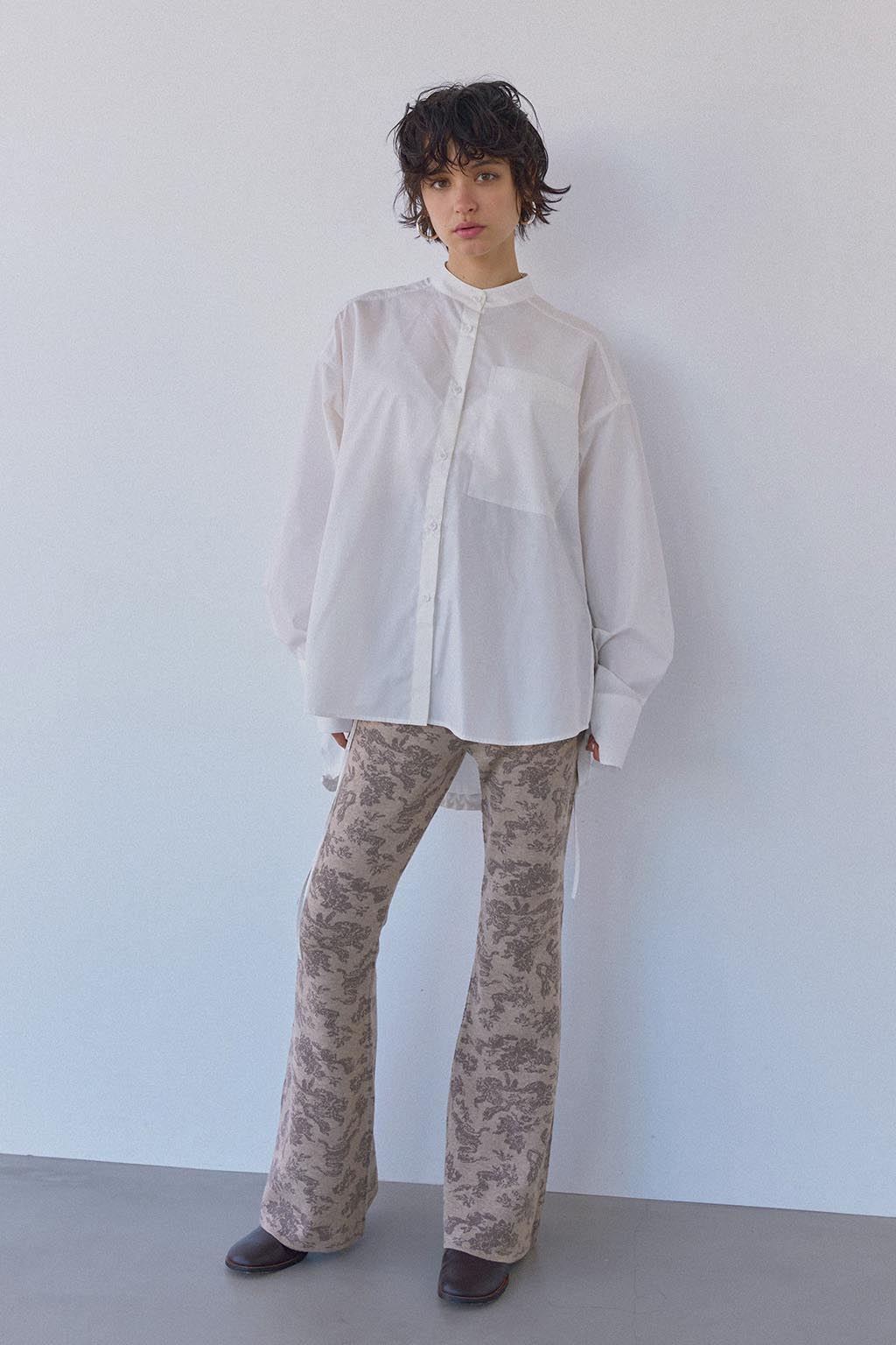 L'Appartement Flare Knit Pants ベージュ　36