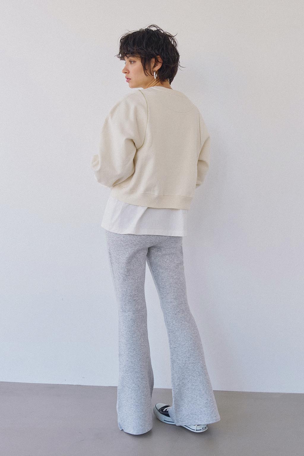 新品 L'Appartement Flare Knit Pantsベージュ - その他