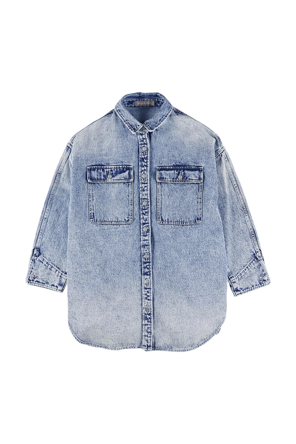 Oversized Denim Shirt Jacket