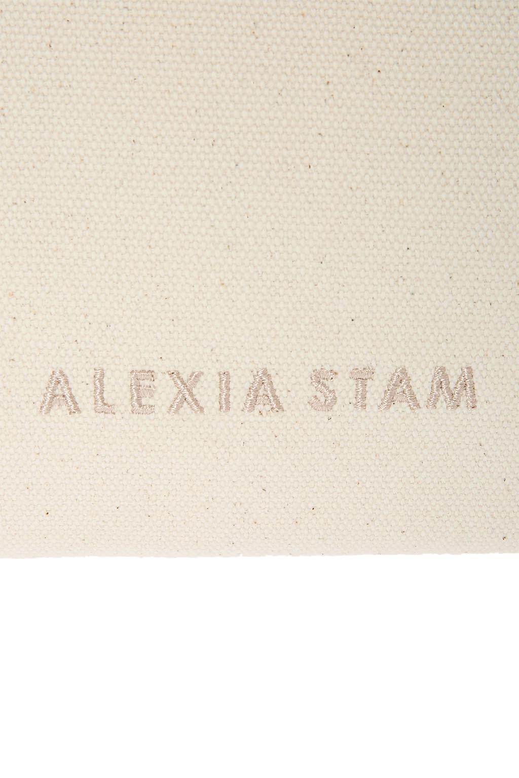 Side Ribbon Large Tote Bag Ivory - ALEXIA STAM