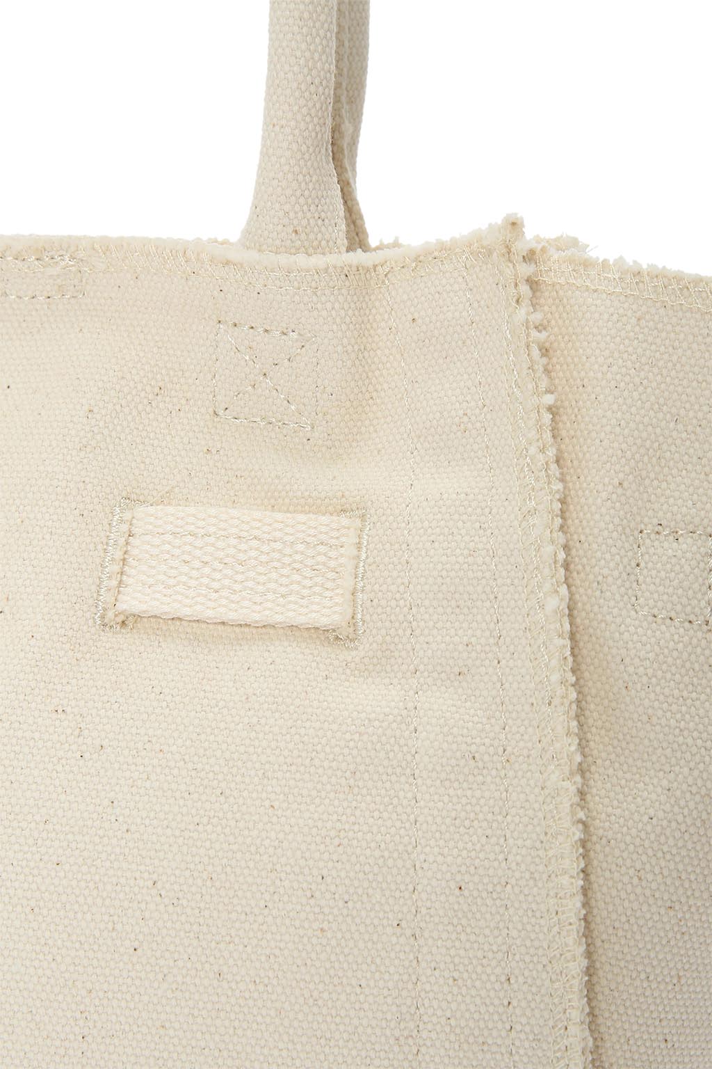 Side Ribbon Tote Bag Ivory