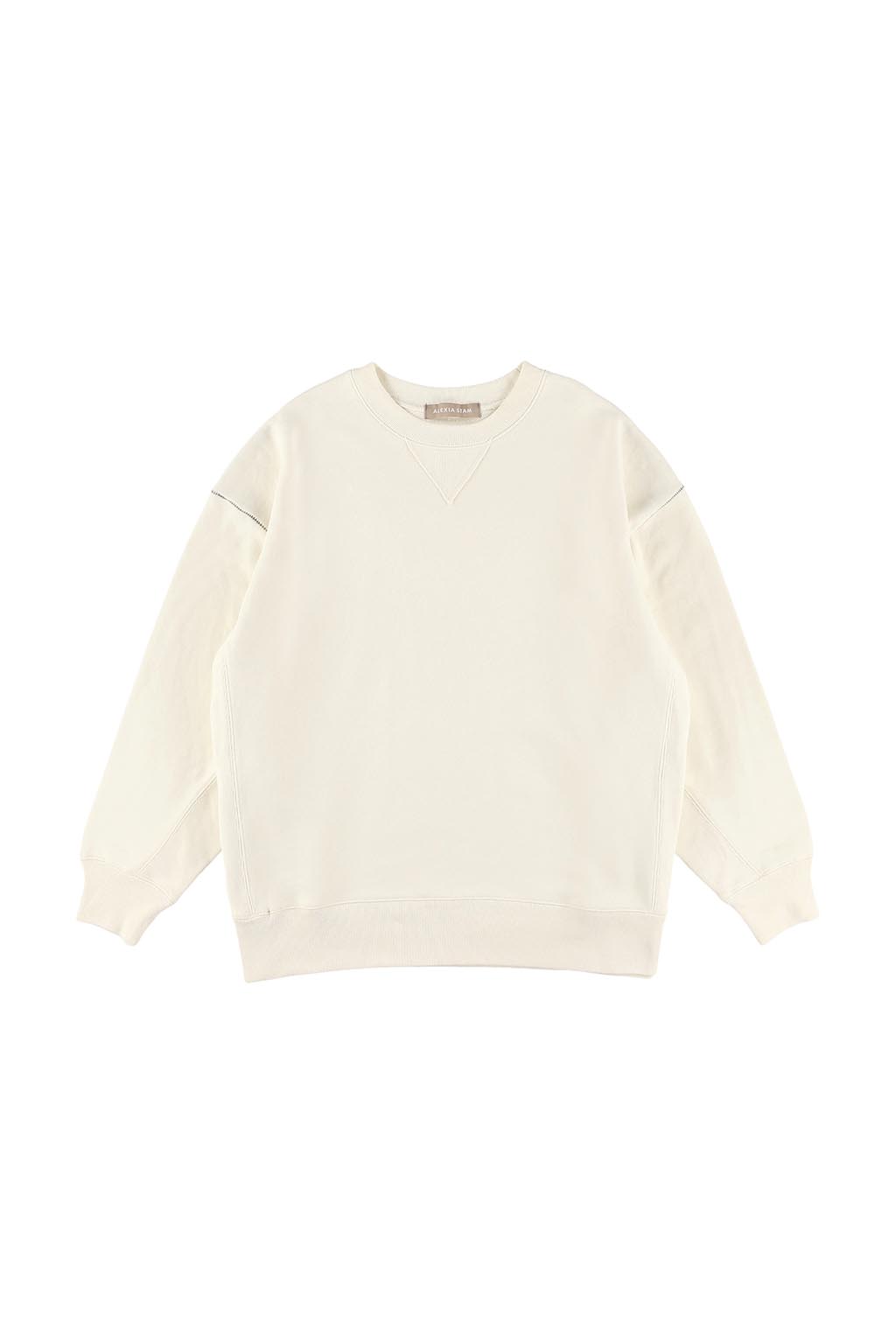 Back Logo Sweat Shirt - ALEXIA STAM