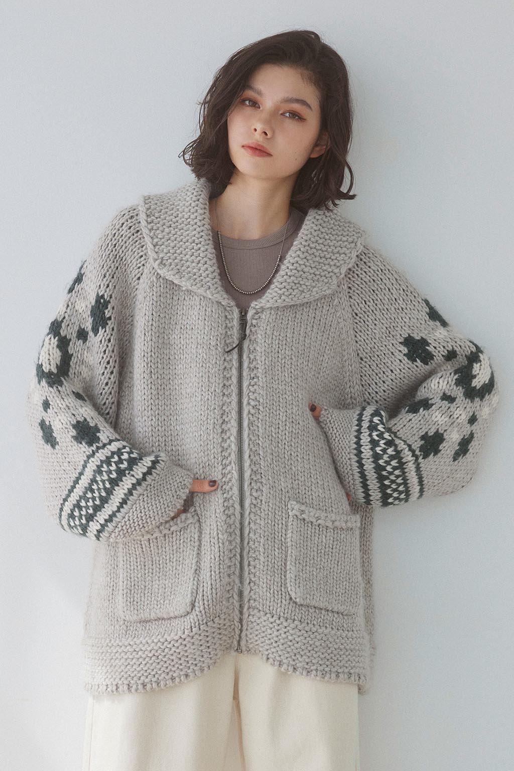 Cowichan Knit Jacket - ALEXIA STAM