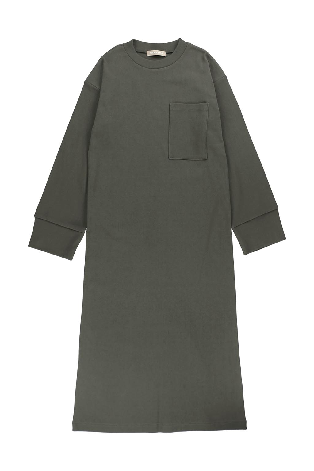 Front Pocket Long Sleeve Dress | ALEXIA STAM