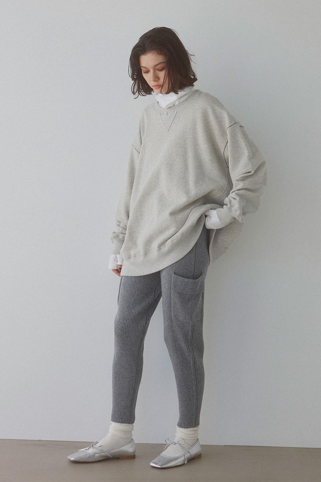 季節感冬Side Pocket Two-Way Knit Pants ニットパンツ