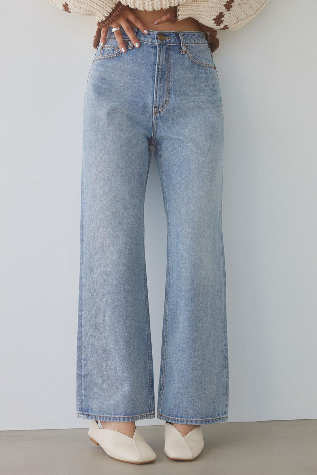 パンツ hip S denim wide Heart