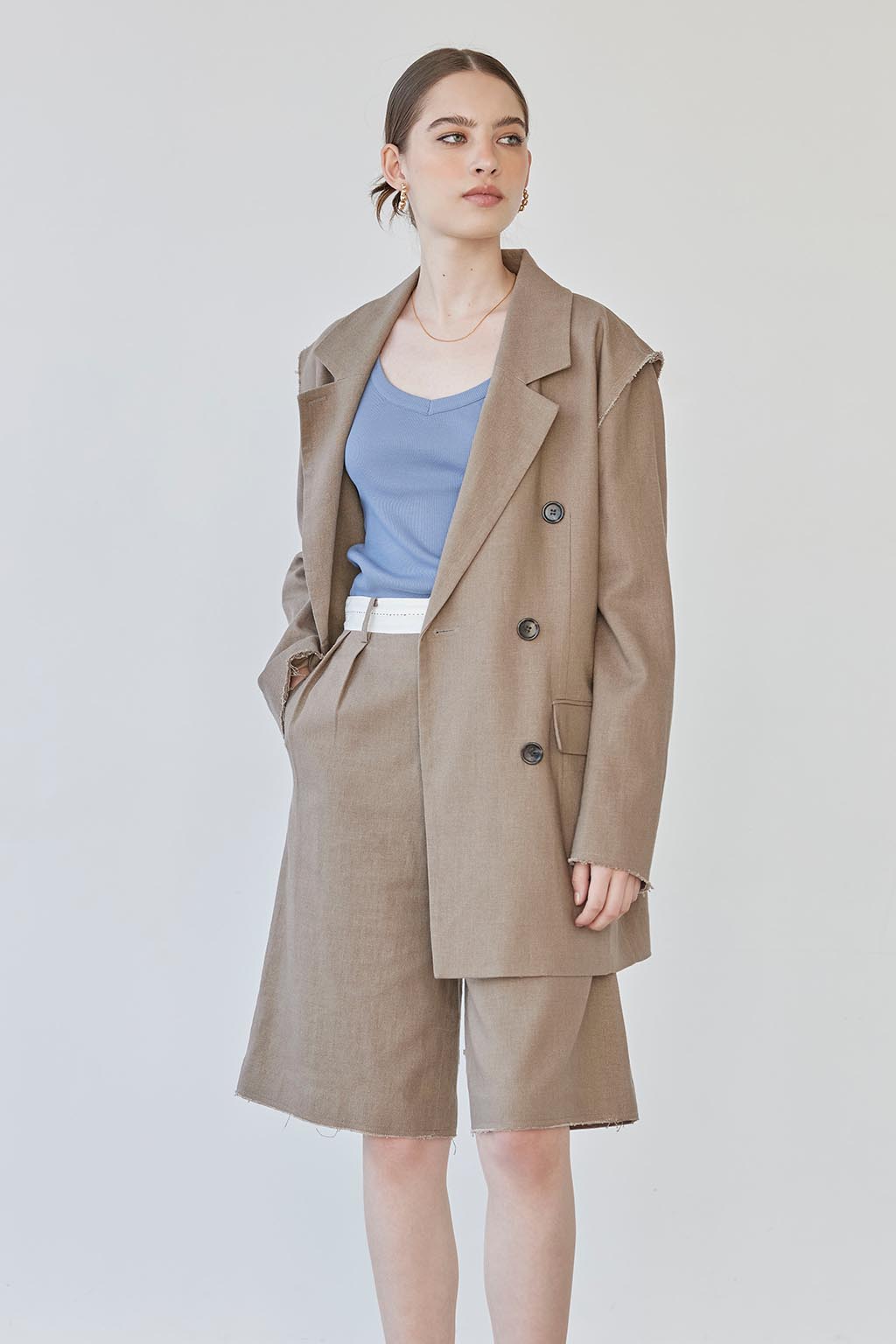 ALEXIA STAM Tuck Sleeve Wool Long Coat S - csihealth.net