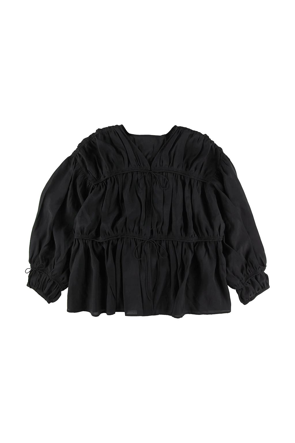 Gather Ribbon Blouse | ALEXIA STAM