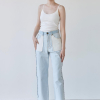 Inside Out Straight Denim Pants