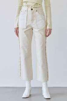 Alternative view of Inside Out Straight Denim Pants