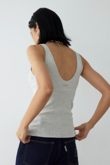 Alternative view of Basic Organic Cotton Padded Tank Top