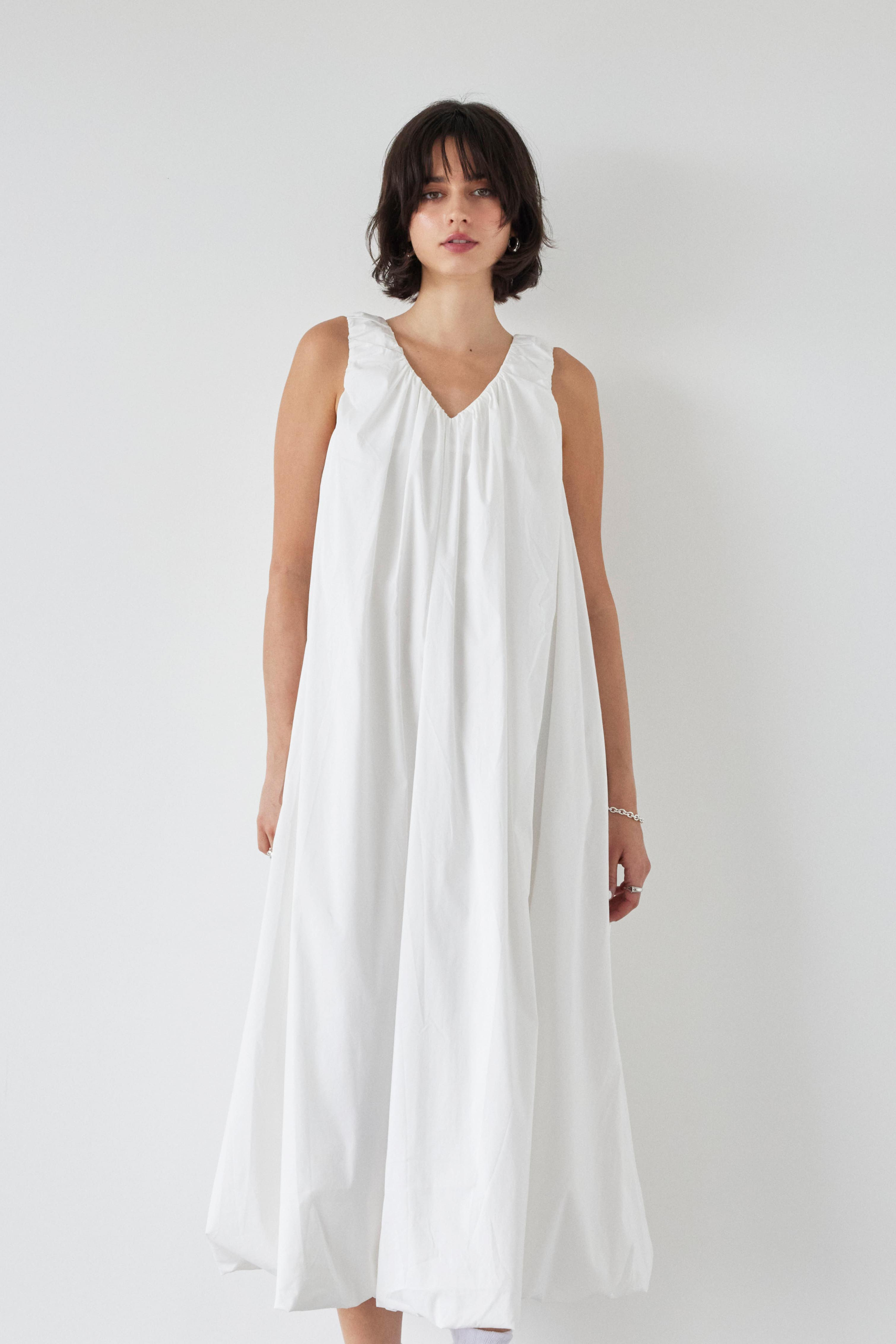 Balloon Sleeveless Dress | ALEXIA STAM