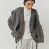 Double Sleeve Shaggy Knit Cardigan
