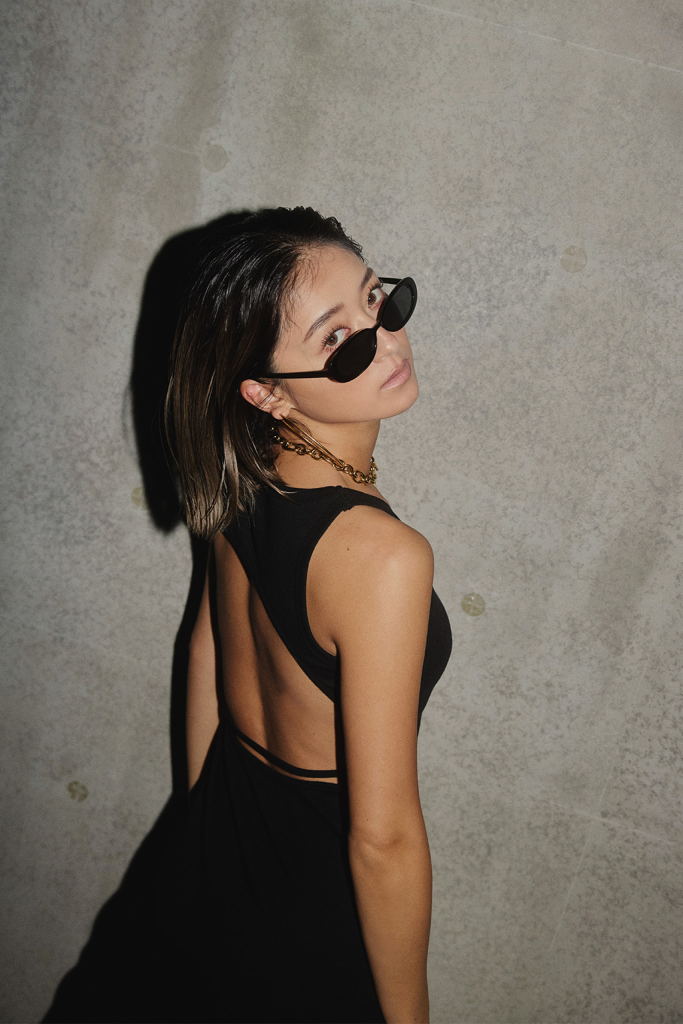 新品MIYU IKEDA x ALEXIA STAM ロングドレス S みちょぱコラボ ファッション 新品MIYU IKEDA x ALEXIA STAM ロング