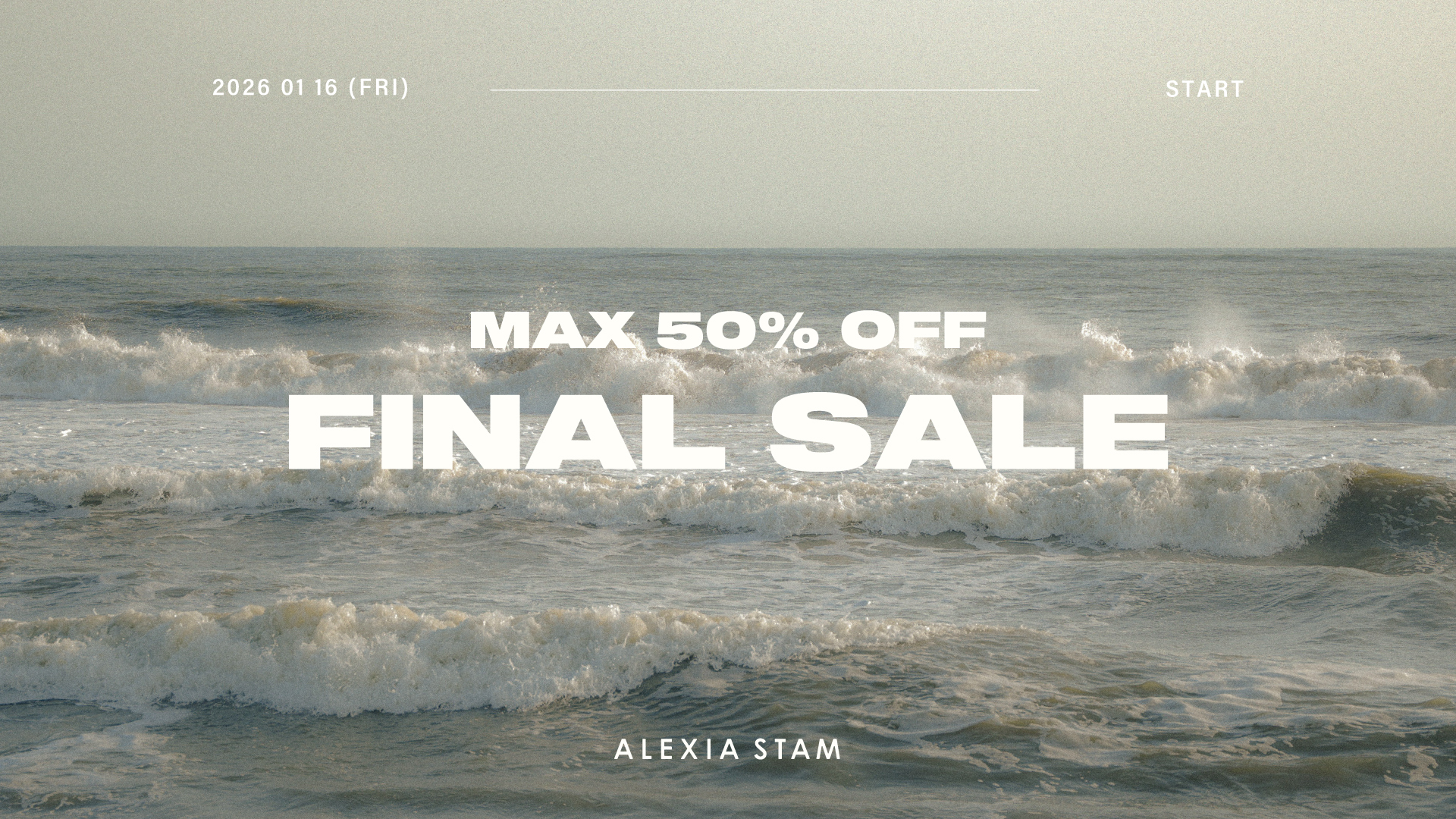 最終値下げ] FINAL SALE 開催中 | ALEXIA STAM