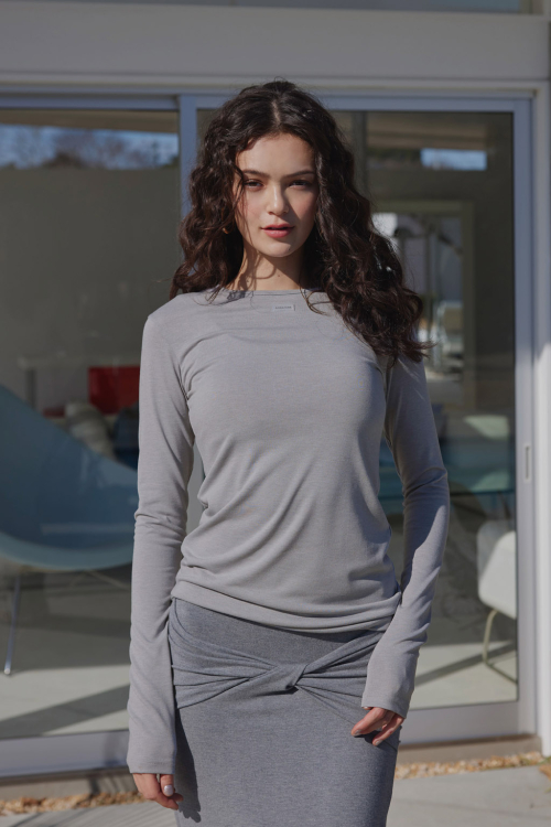 Wellness Crew Neck Long Sleeve Tee