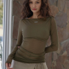 Wellness Mesh Long Sleeve Top