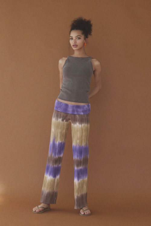 Rib Flare Pants