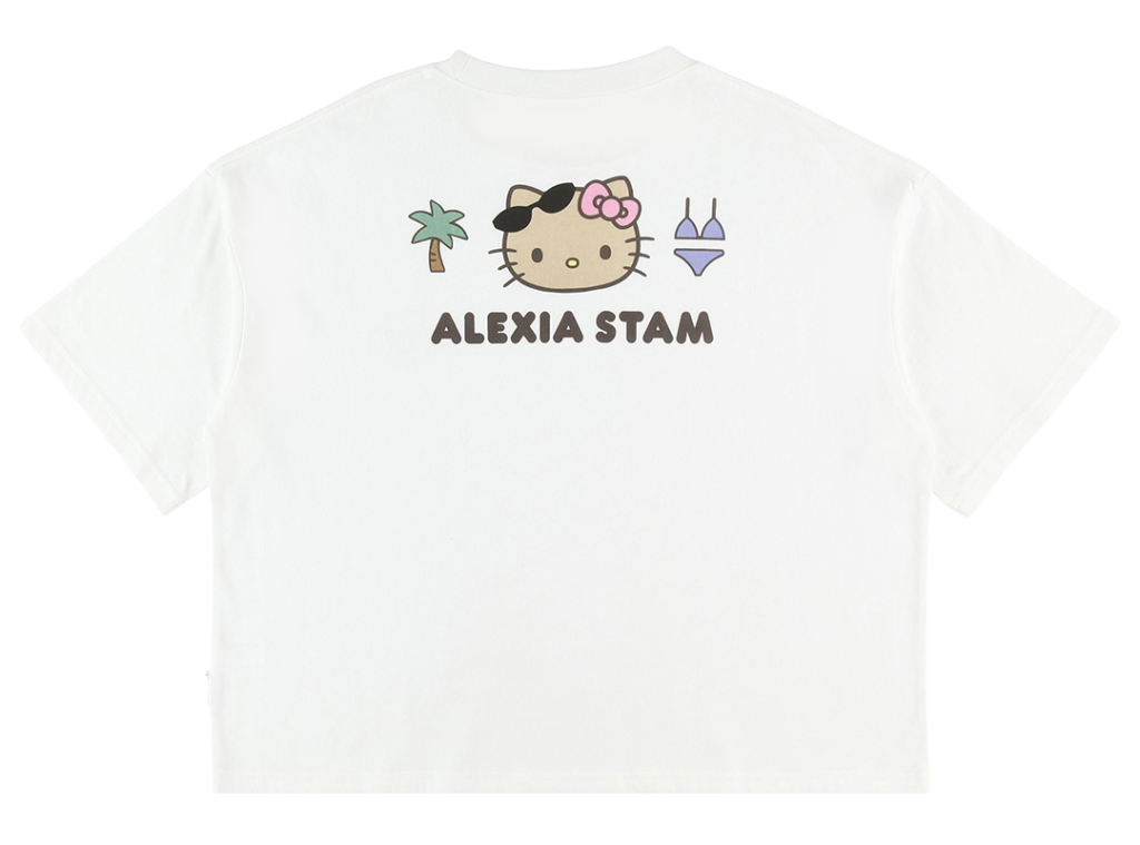 ALEXIA STAM tシャツ Embroidery Logo Tee / ロゴ刺繍Tee