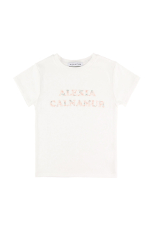 ALEXIA STAM tシャツ Embroidery Logo Tee / ロゴ刺繍Tee