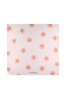 Alternative view of Gauze Swaddle Hibiscus
