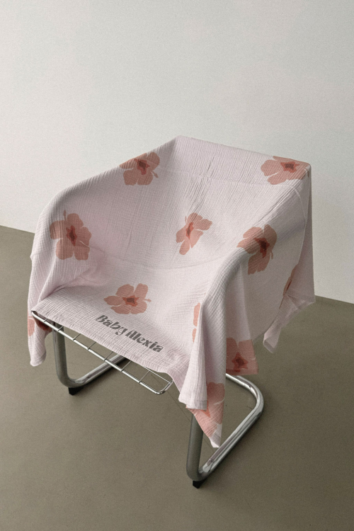 Gauze Swaddle Hibiscus