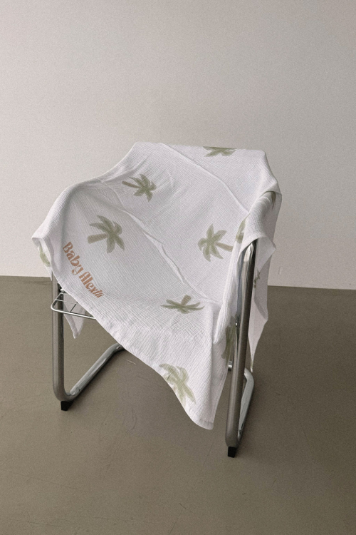 Gauze Swaddle Palm Tree