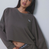 Wellness Cropped Crewneck Sweatshirt
