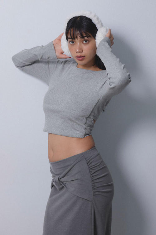 Wellness Rib Back Adjuster Long Sleeve Top