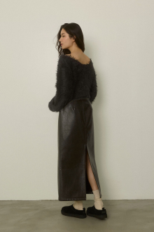 Alternative view of Eco Leather Warm Long Skirt