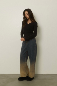 Gradation Denim Pants