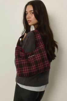 Logo Plaid Bag