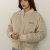 Logo Wool Blouson Beige