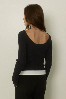 Alternative view of Rib Knit Long Sleeve Top