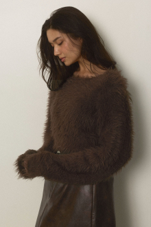 Alternative view of Shaggy Knit Top