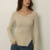Square Hem Knit Top