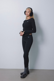 Alternative view of Wellness Brushed Lining Long Leggings