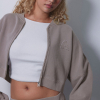Wellness Logo Pigment Cropped Sweat Blouson