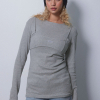 Wellness Long Sleeve Tee With Bra