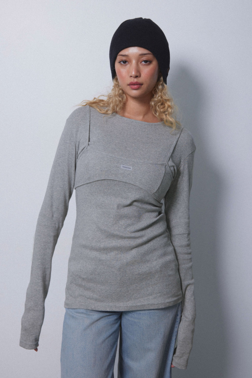 Wellness Long Sleeve Tee With Bra
