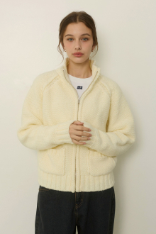 Alternative view of Zip Up Knit Cardigan