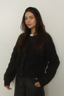 Sparkle Two-Way Knit Cardigan