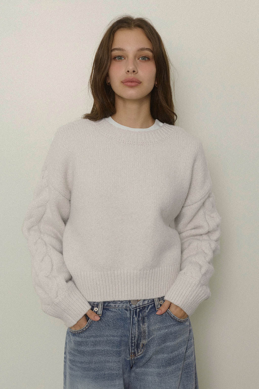 Sparkle Two-Way Knit Cardigan - 画像 (2)